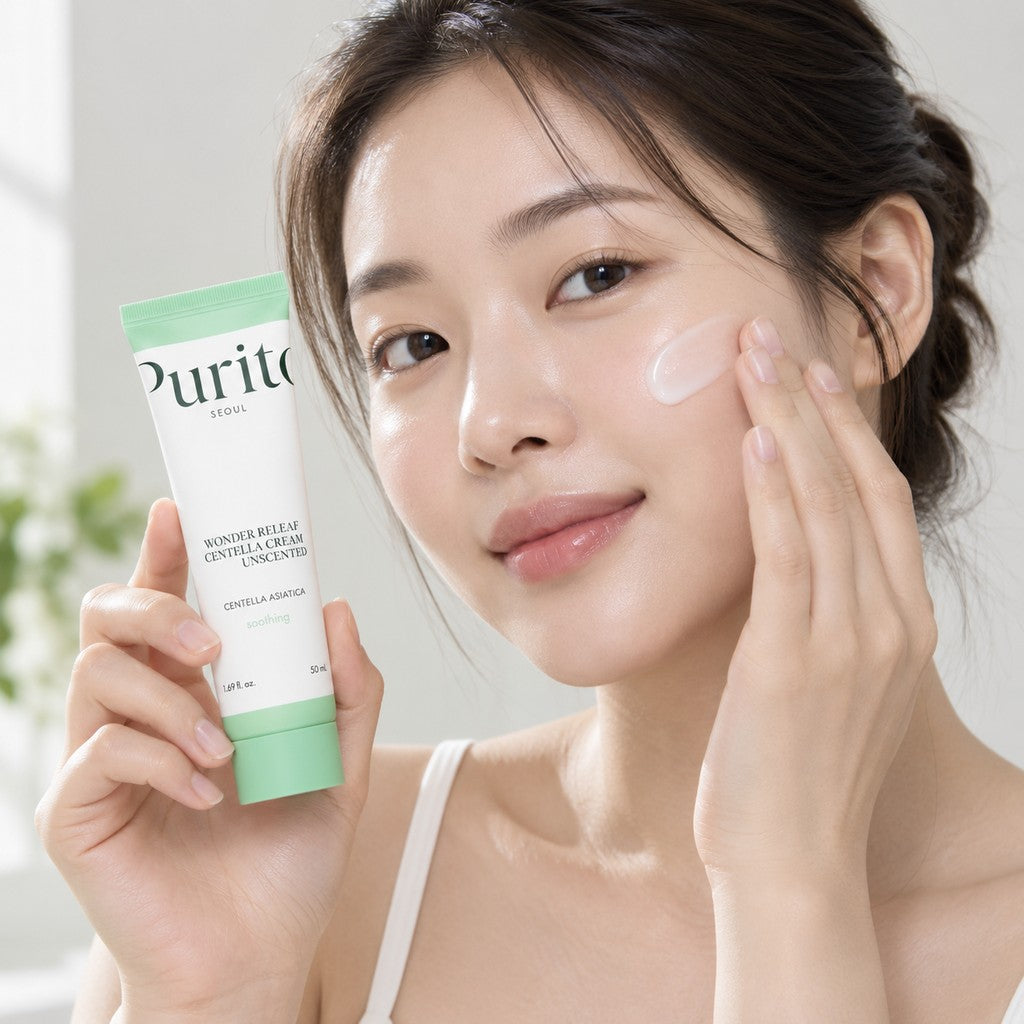 Purito SEOUL — Crema sin perfume Wonder Releaf con centella · 50 ml