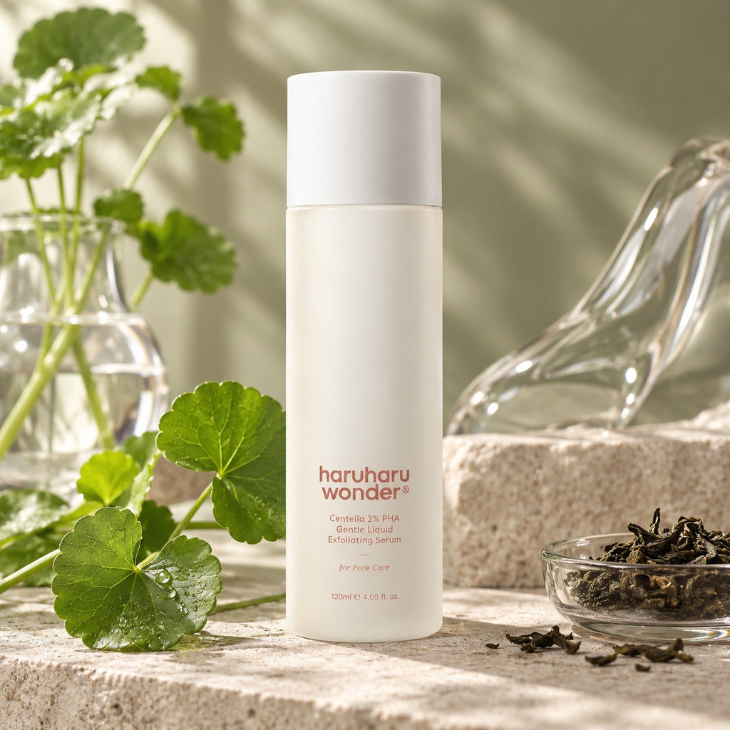 haruharu wonder — Sérum exfoliante líquido suave con centella y PHA al 3% · 120 ml