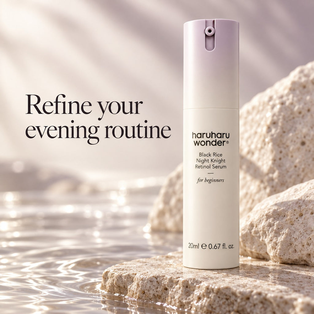 haruharu wonder — Sérum nocturno Night Knight con arroz negro y retinol · 20 ml