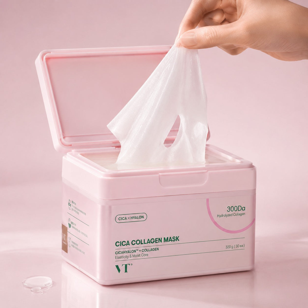 VT — Mascarilla de centella y colágeno · 30 mascarillas