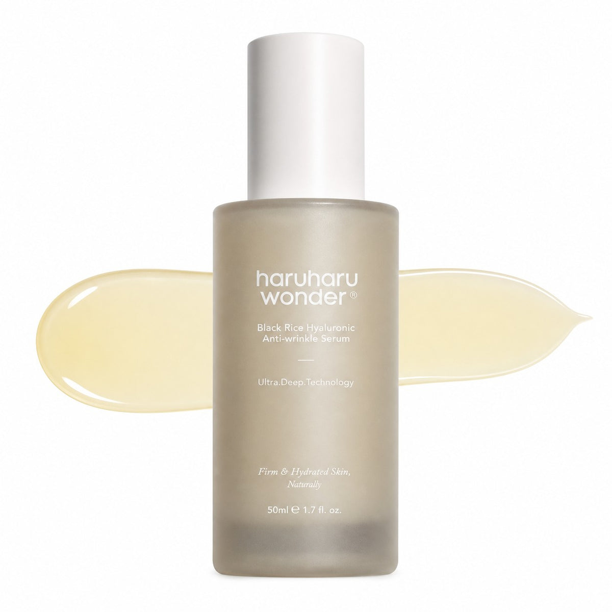 haruharu wonder — Sérum antiarrugas de arroz negro y ácido hialurónico · 50 ml