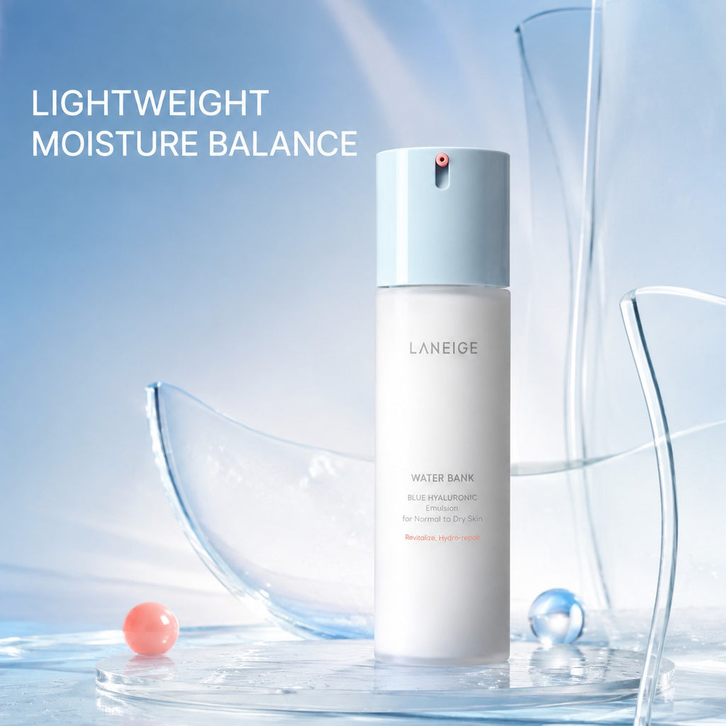 LANEIGE — Emulsión Water Bank con ácido hialurónico azul · 120 ml