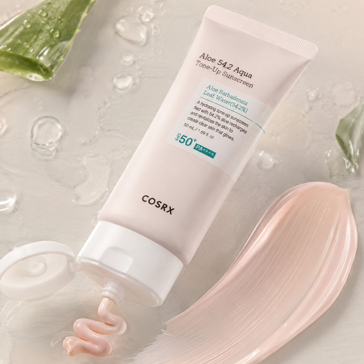 COSRX — Protector solar iluminador de aloe 54.2 SPF50+ PA++++ · 50 ml