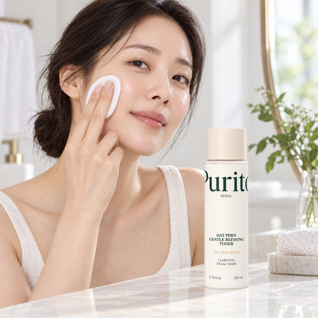 Purito SEOUL — Tónico alisador suave con avena y PDRN · 200 ml
