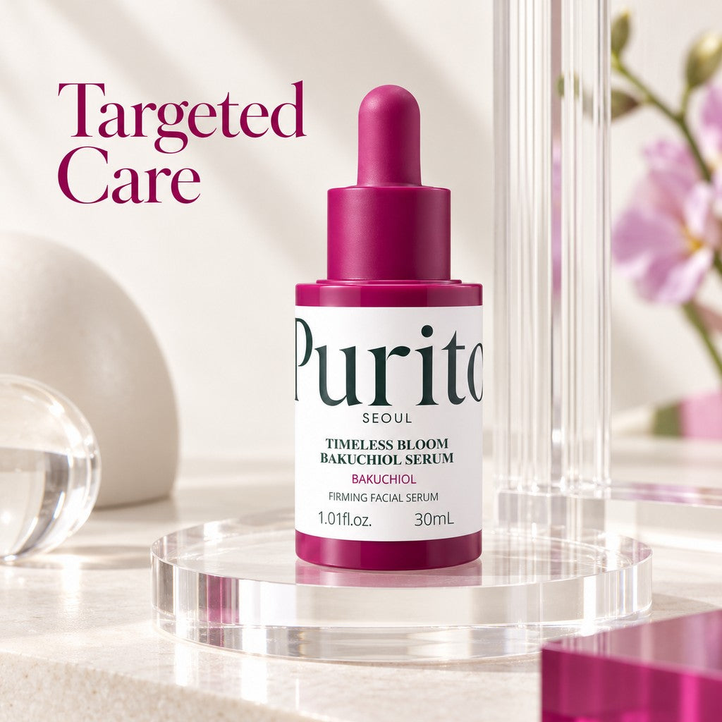 Purito SEOUL — Sérum Timeless Bloom con bakuchiol · 30 ml