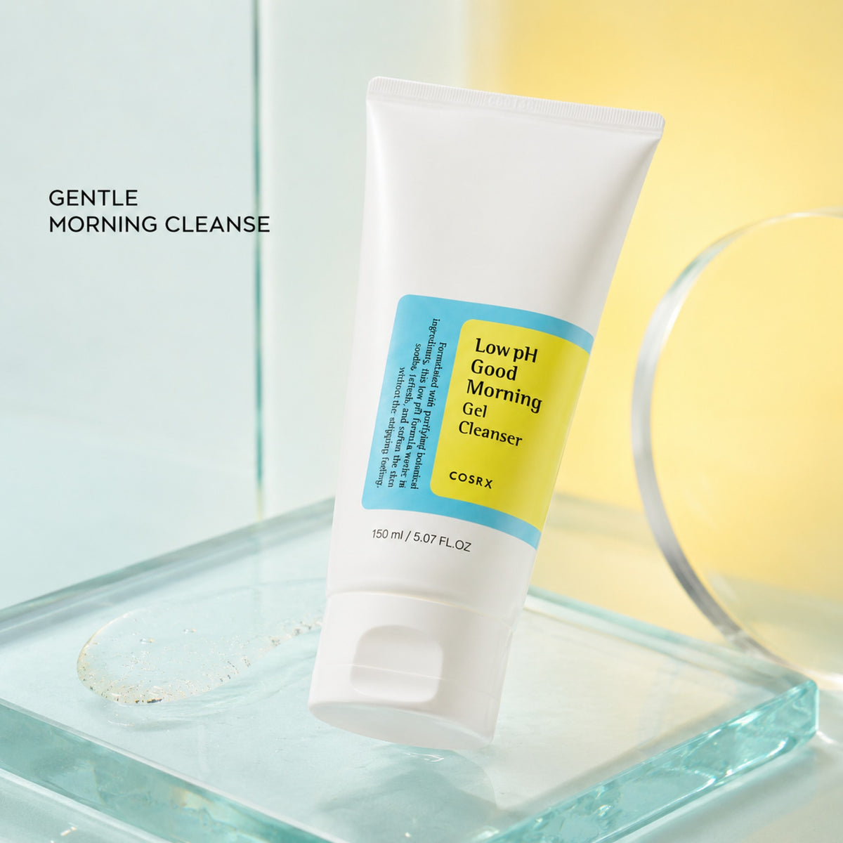 COSRX — Gel limpiador de pH bajo Good Morning · 150 ml