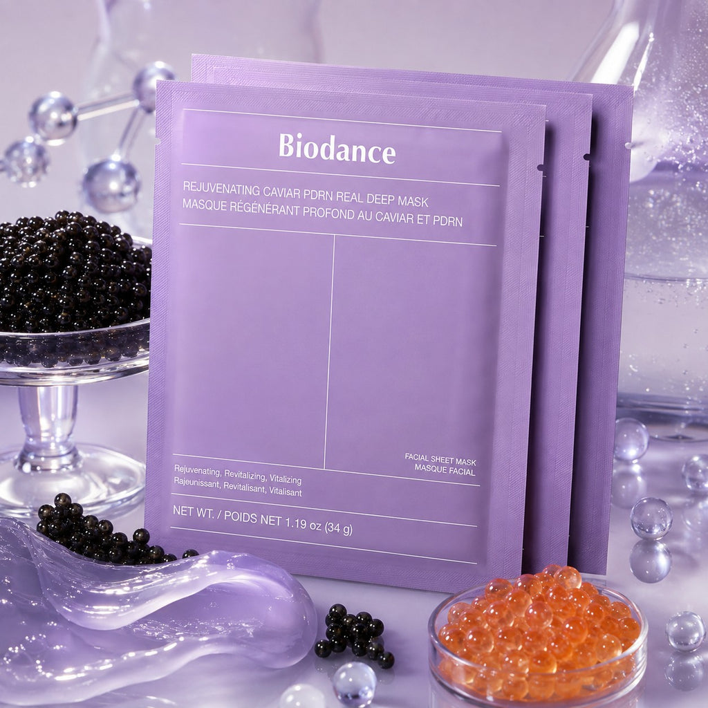 Biodance — Mascarilla intensiva rejuvenecedora con caviar y PDRN · 4 mascarillas
