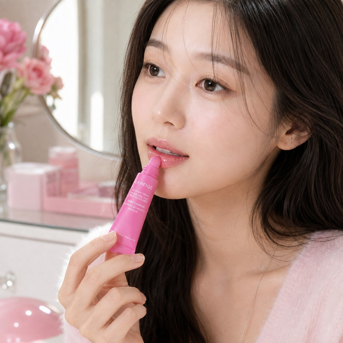 LANEIGE — Bálsamo labial con brillo · Caramelo dulce · 10 g