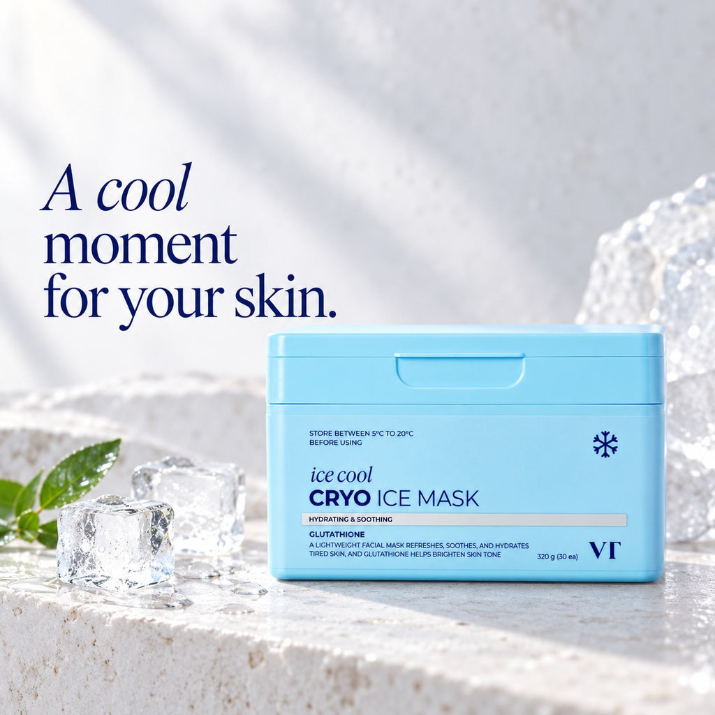 VT — Mascarilla refrescante Cryo Ice · 30 mascarillas