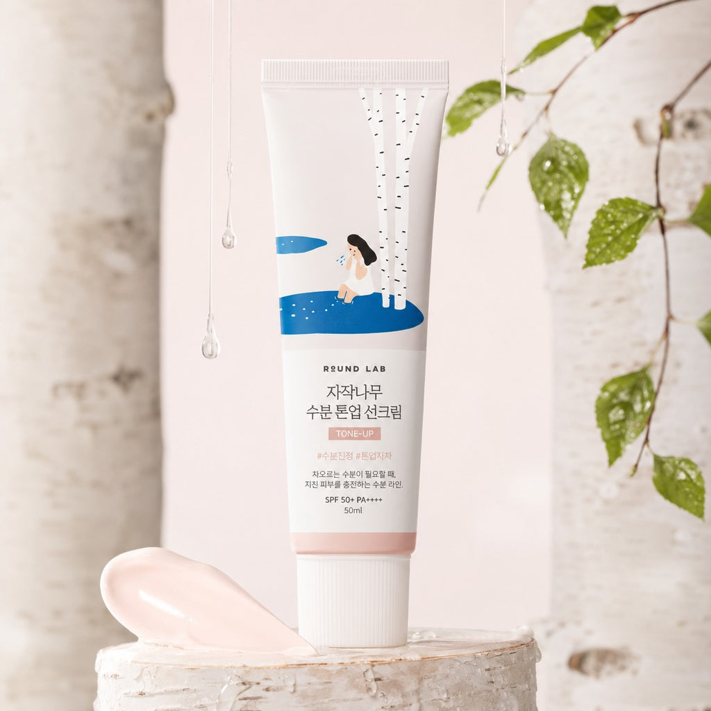 ROUND LAB — Protector solar hidratante e iluminador con savia de abedul · 50 ml
