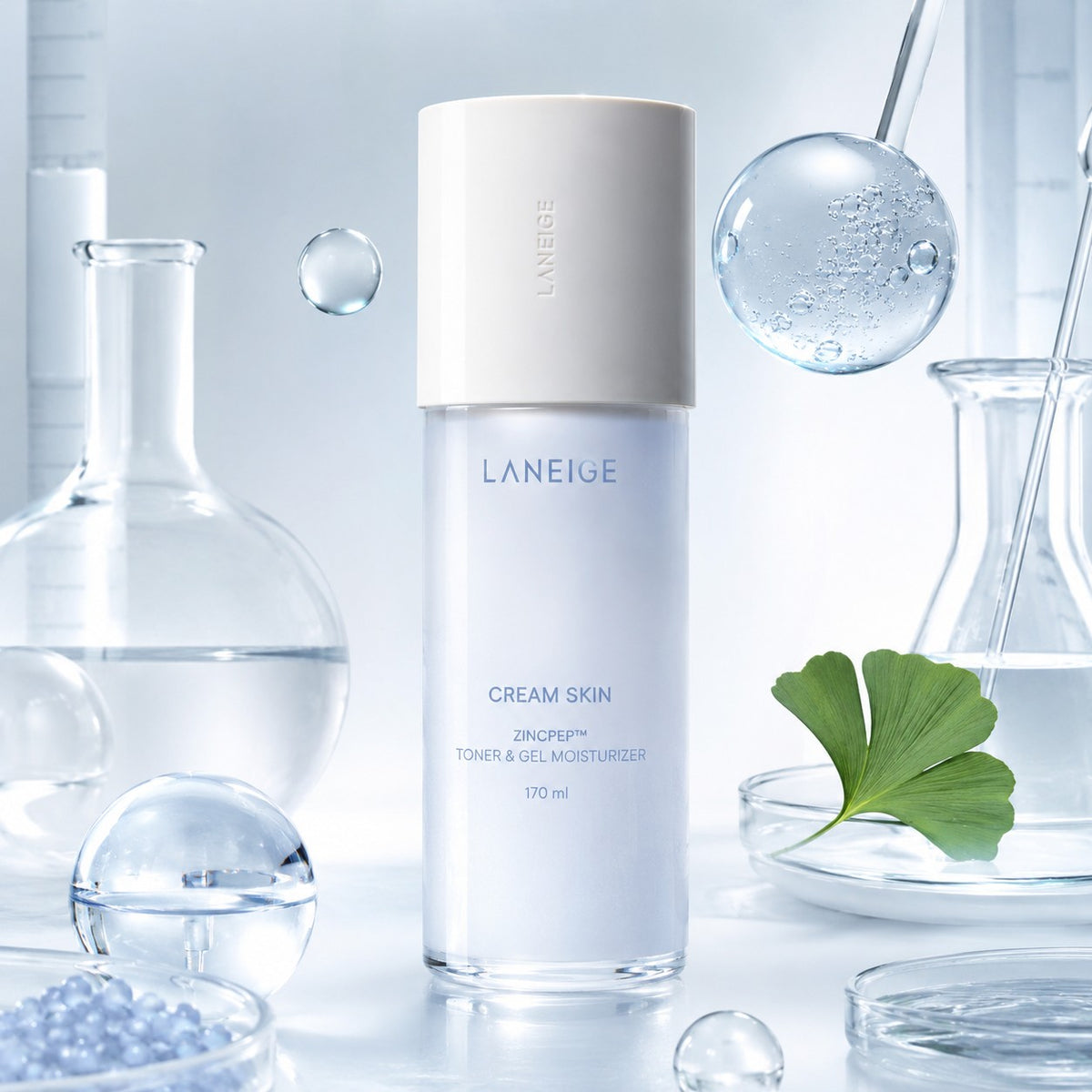 LANEIGE — Tónico y gel hidratante Cream Skin · 170 ml