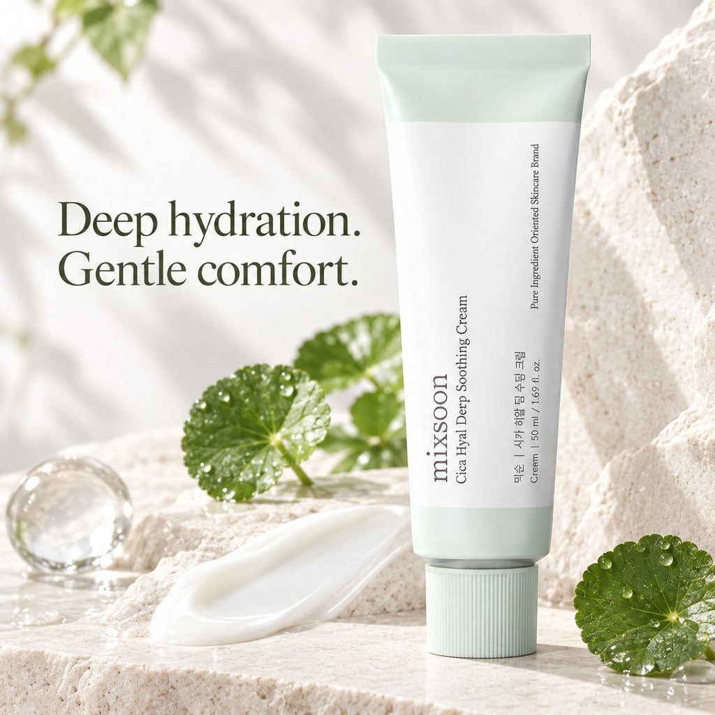 mixsoon — Crema calmante intensiva Cica Hyal · 50 ml