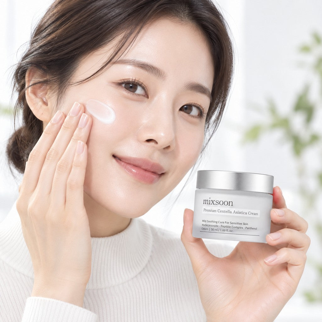 mixsoon — Crema prémium de centella asiática · 50 ml