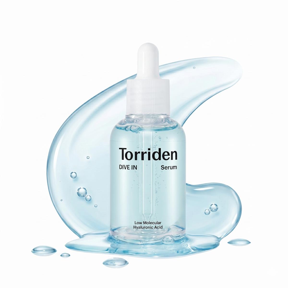 Torriden — Sérum DIVE IN con ácido hialurónico de bajo peso molecular · 50 ml