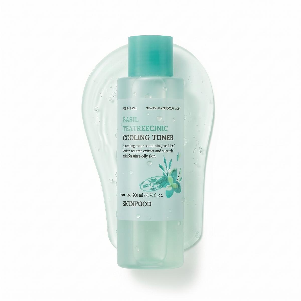 SKINFOOD — Tónico refrescante de albahaca Teatreecinic · 200 ml