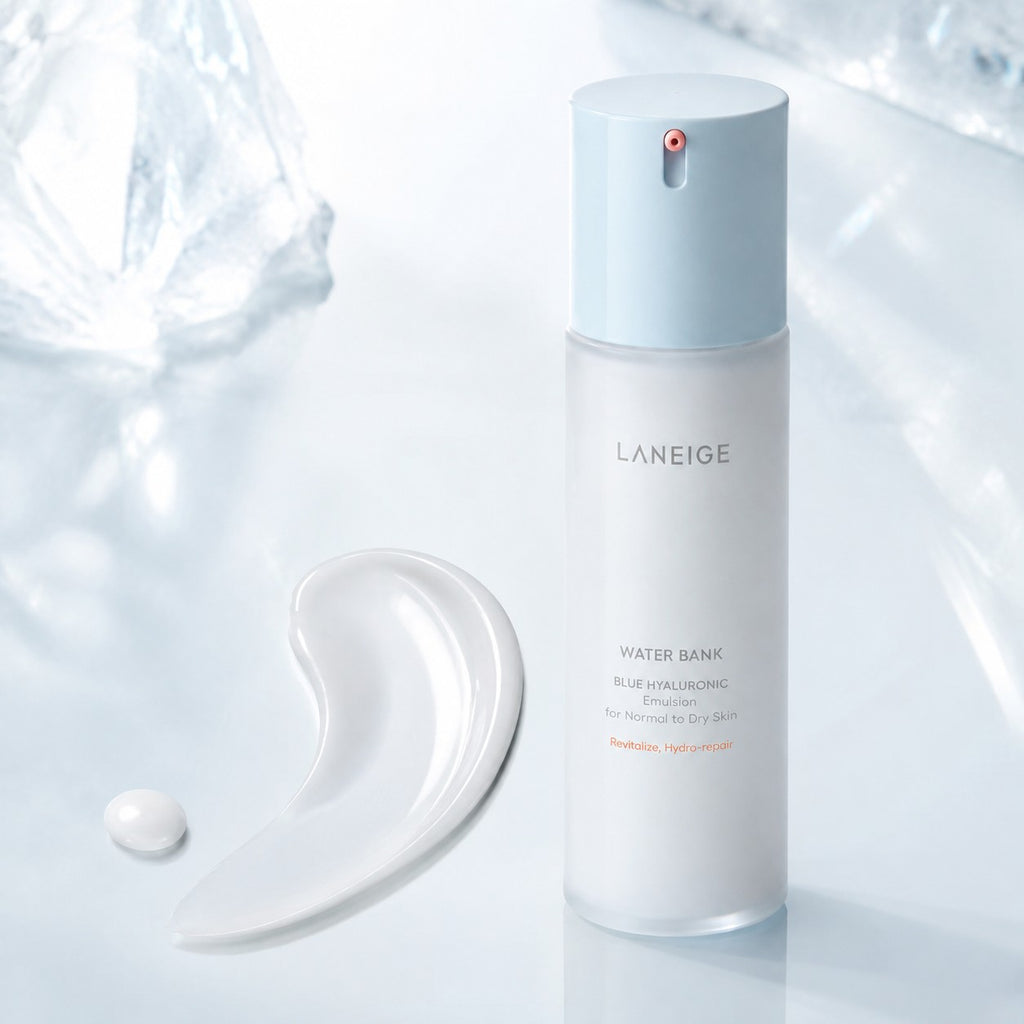 LANEIGE — Emulsión Water Bank con ácido hialurónico azul · 120 ml