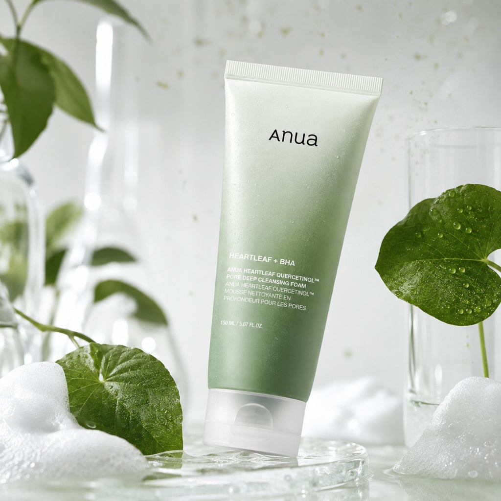 Anua — Espuma limpiadora profunda para poros con Houttuynia cordata y Quercetinol™ · 150 ml
