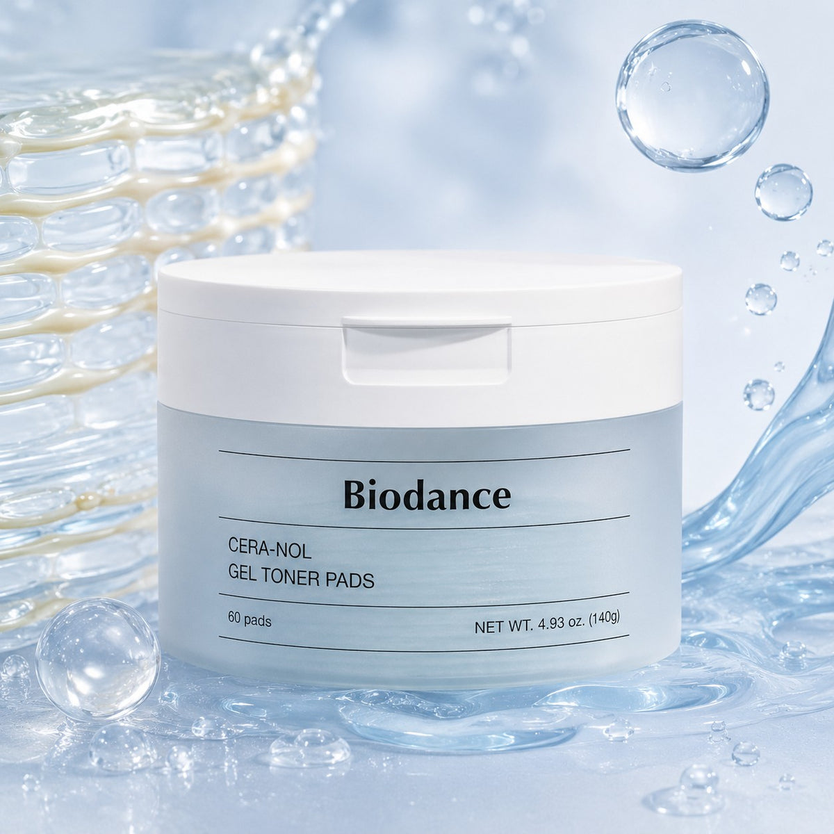 Biodance — Discos tónicos de gel Hydro Cera-nol · 60 discos