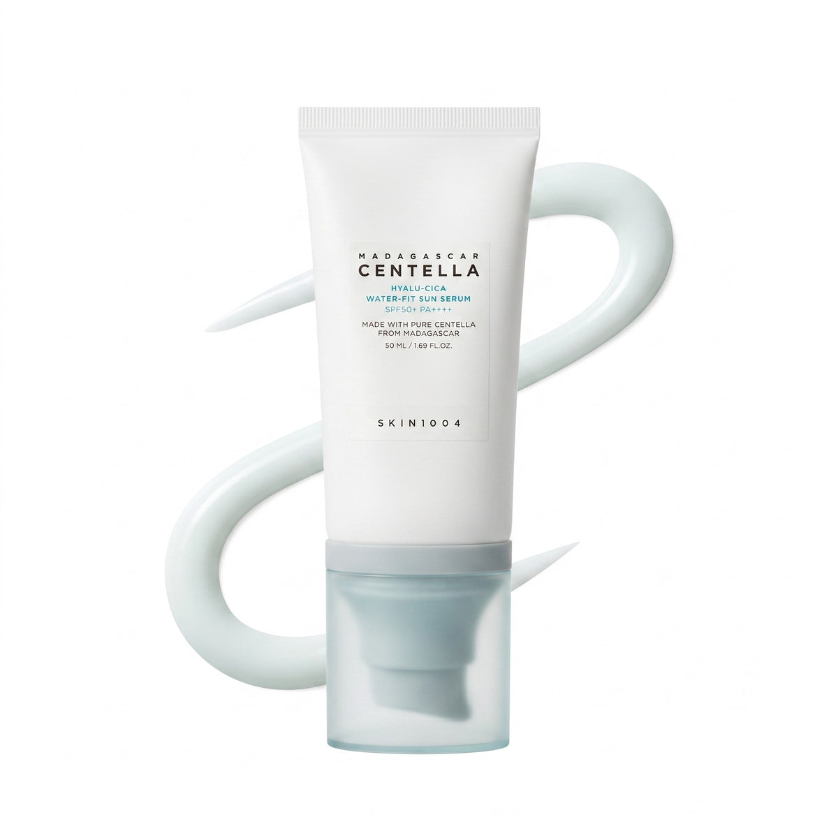 SKIN1004 — Sérum solar Hyalu-Cica Water-Fit con centella de Madagascar SPF50+ PA++++ · 50 ml
