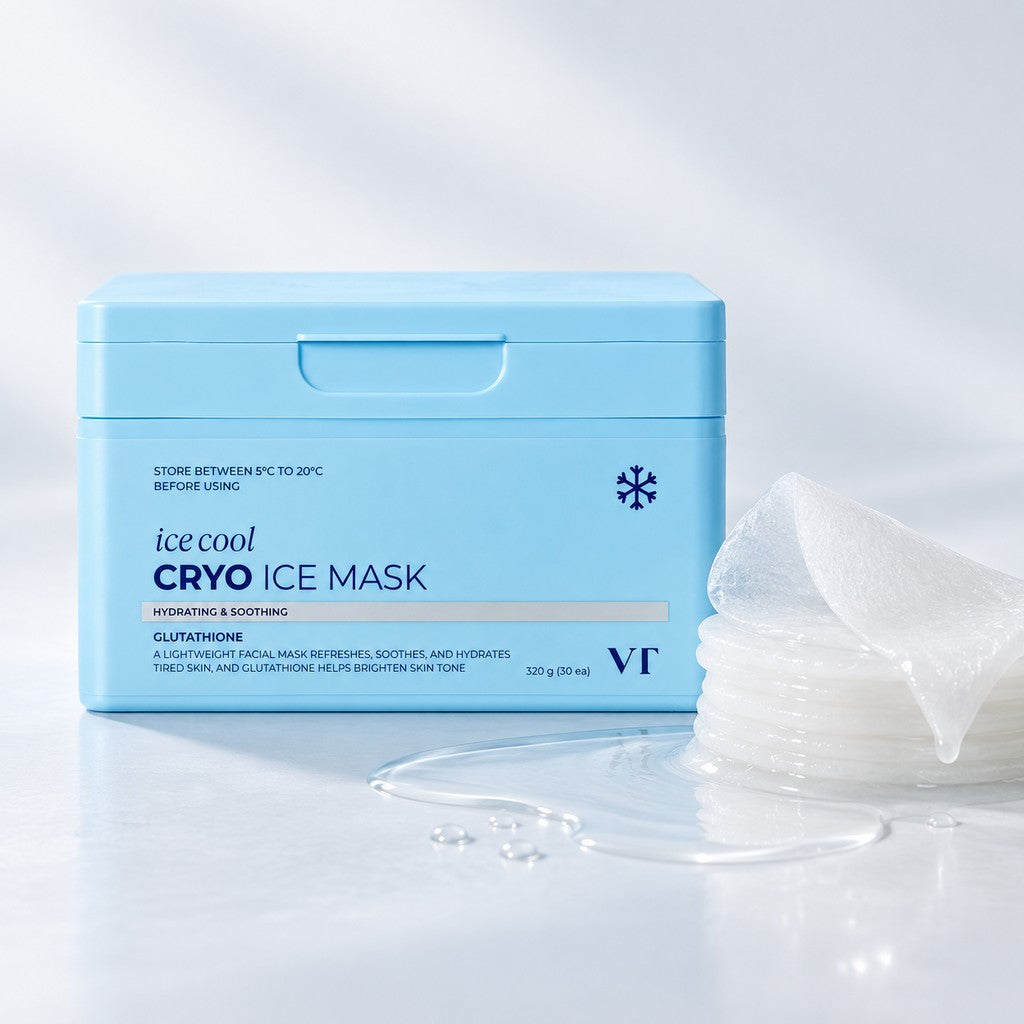 VT — Mascarilla refrescante Cryo Ice · 30 mascarillas