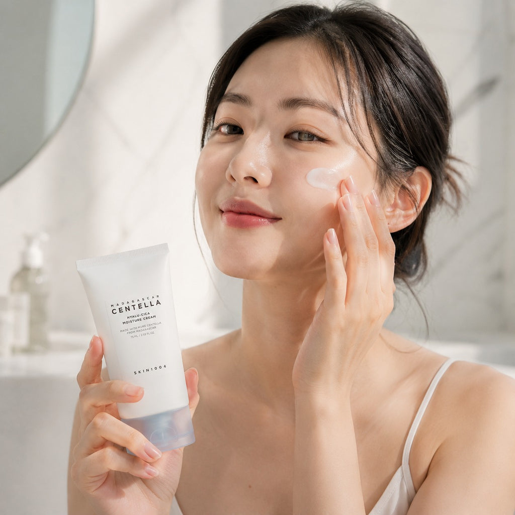 SKIN1004 — Crema hidratante Hyalu-Cica con centella de Madagascar · 75 ml