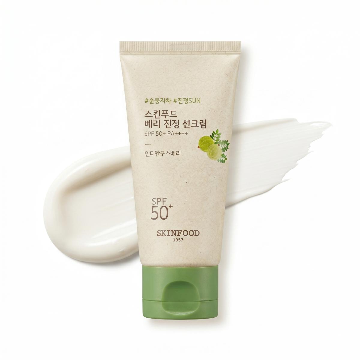SKINFOOD — Crema solar calmante de frutos rojos · 50 ml