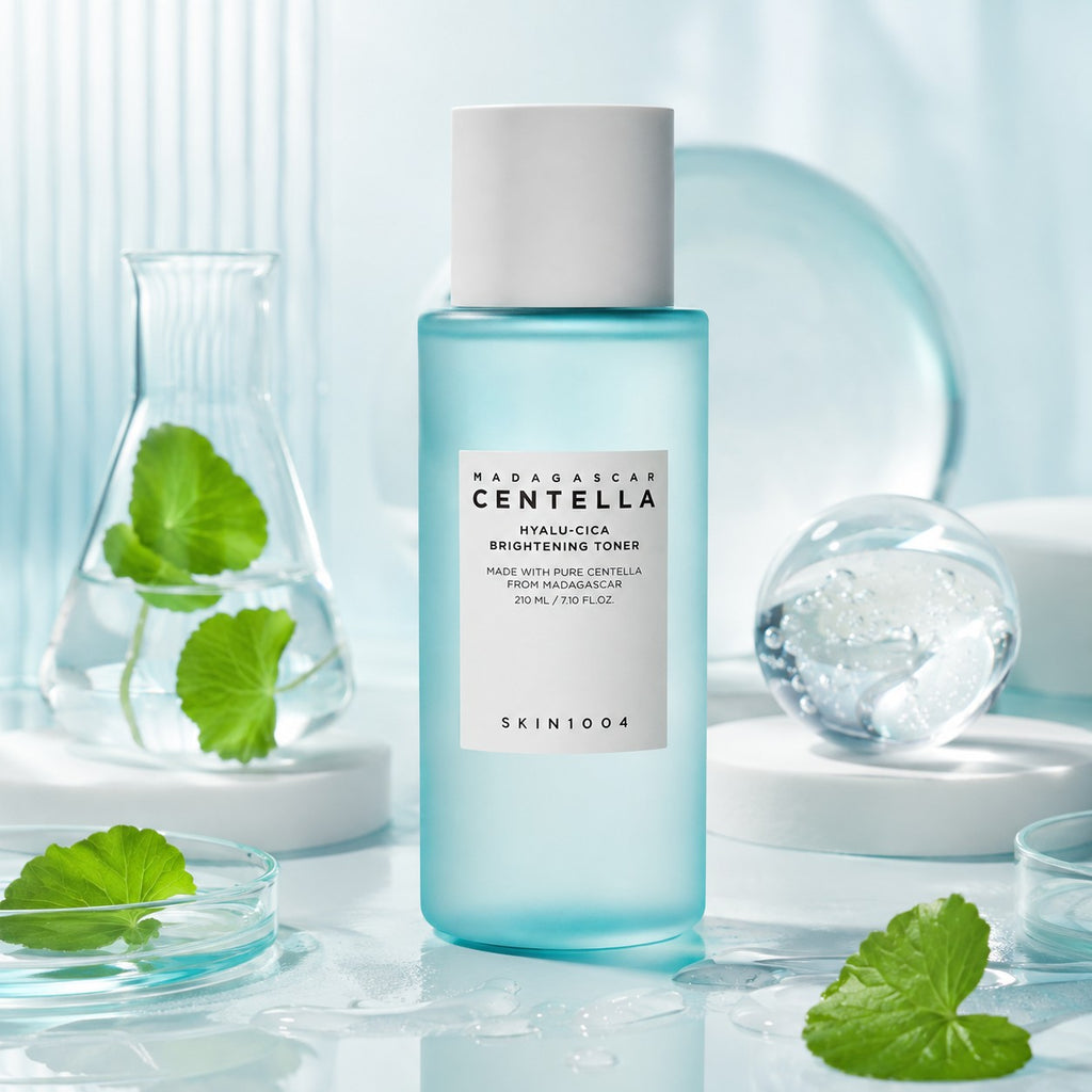 SKIN1004 — Tónico iluminador Hyalu-Cica con centella de Madagascar · 210 ml