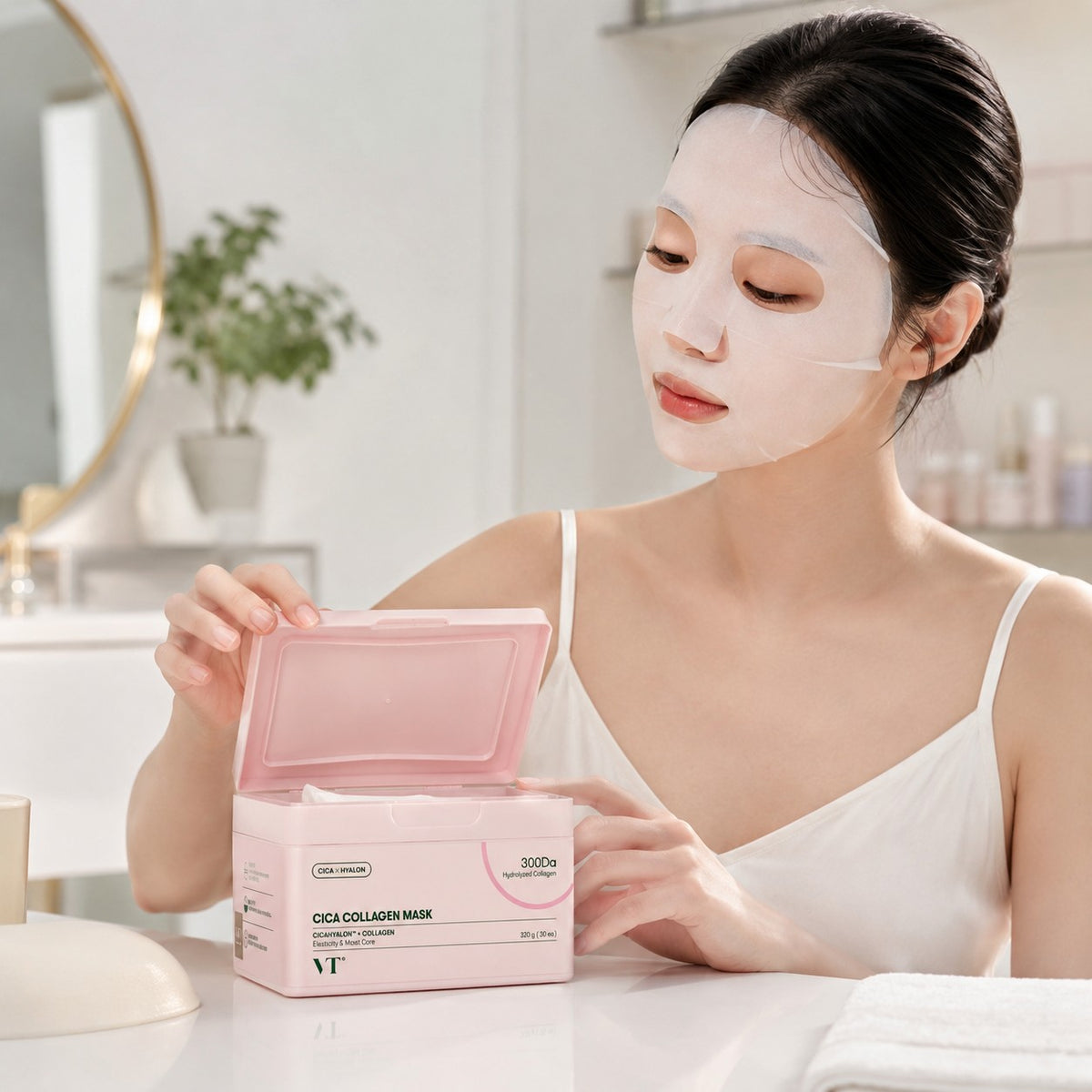 VT — Mascarilla de centella y colágeno · 30 mascarillas