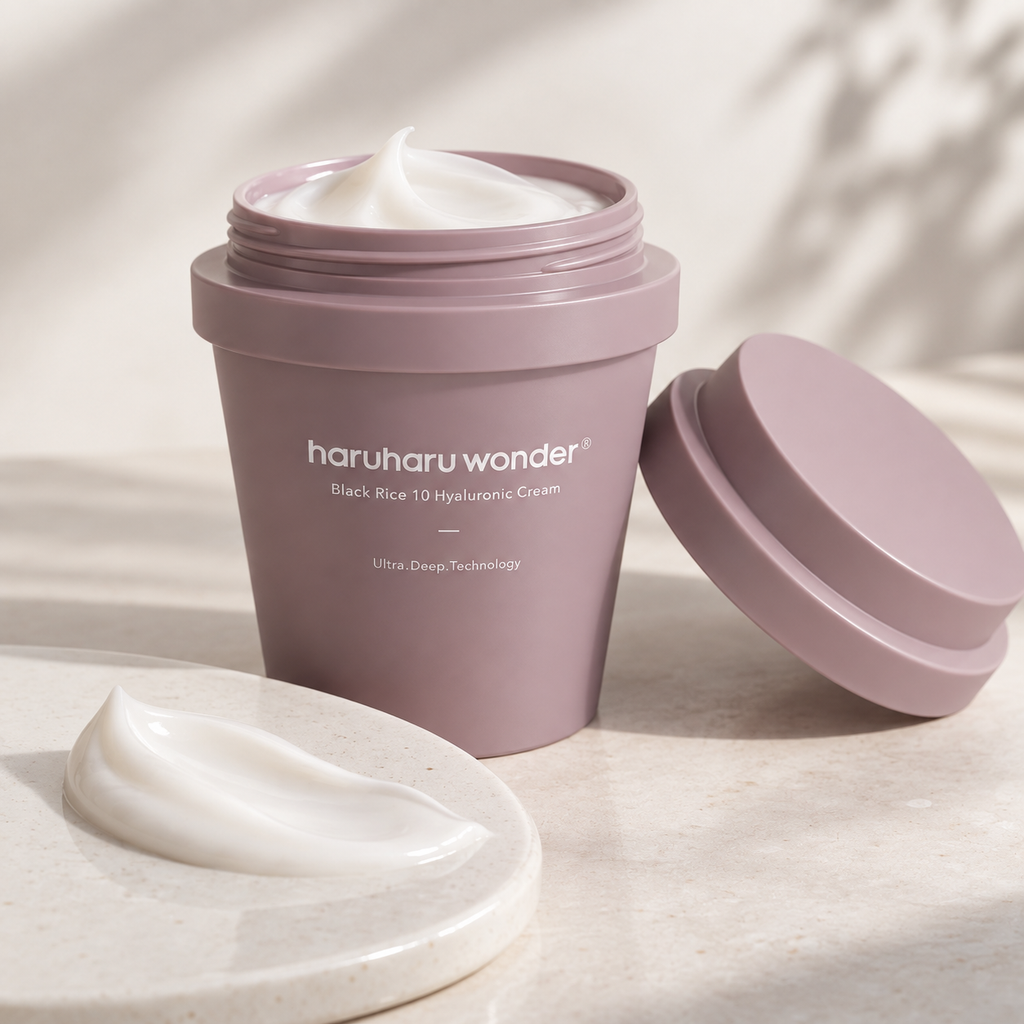 haruharu wonder — Crema de arroz negro y ácido hialurónico 10 · 90 ml