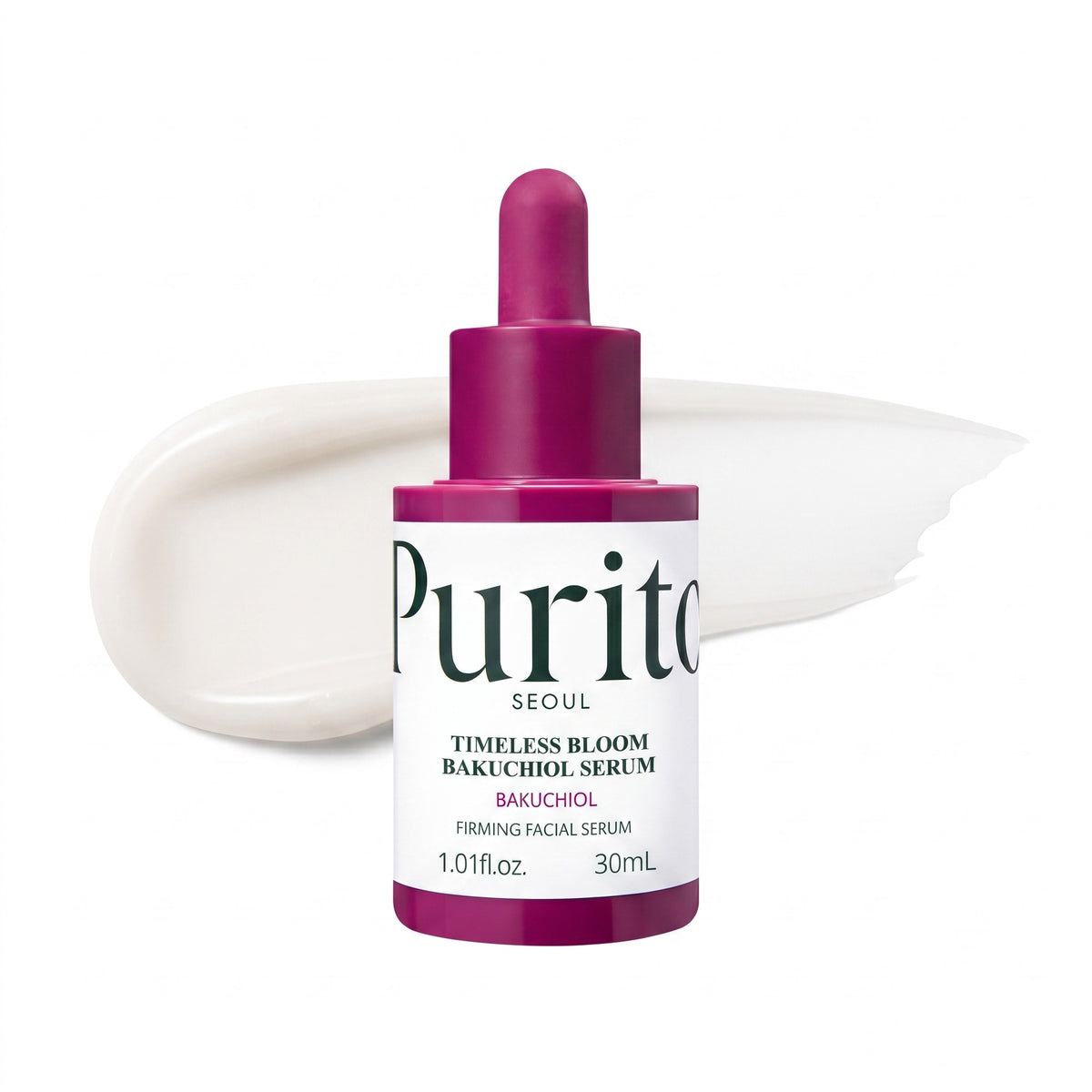 Purito SEOUL — Sérum Timeless Bloom con bakuchiol · 30 ml