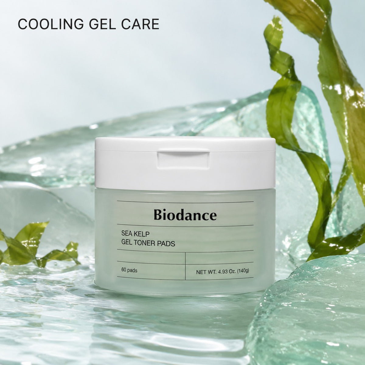Biodance — Discos tónicos de gel con algas marinas · 60 discos