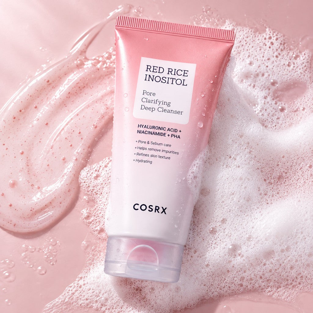 COSRX — Limpiador profundo para poros con arroz rojo e inositol · 150 ml