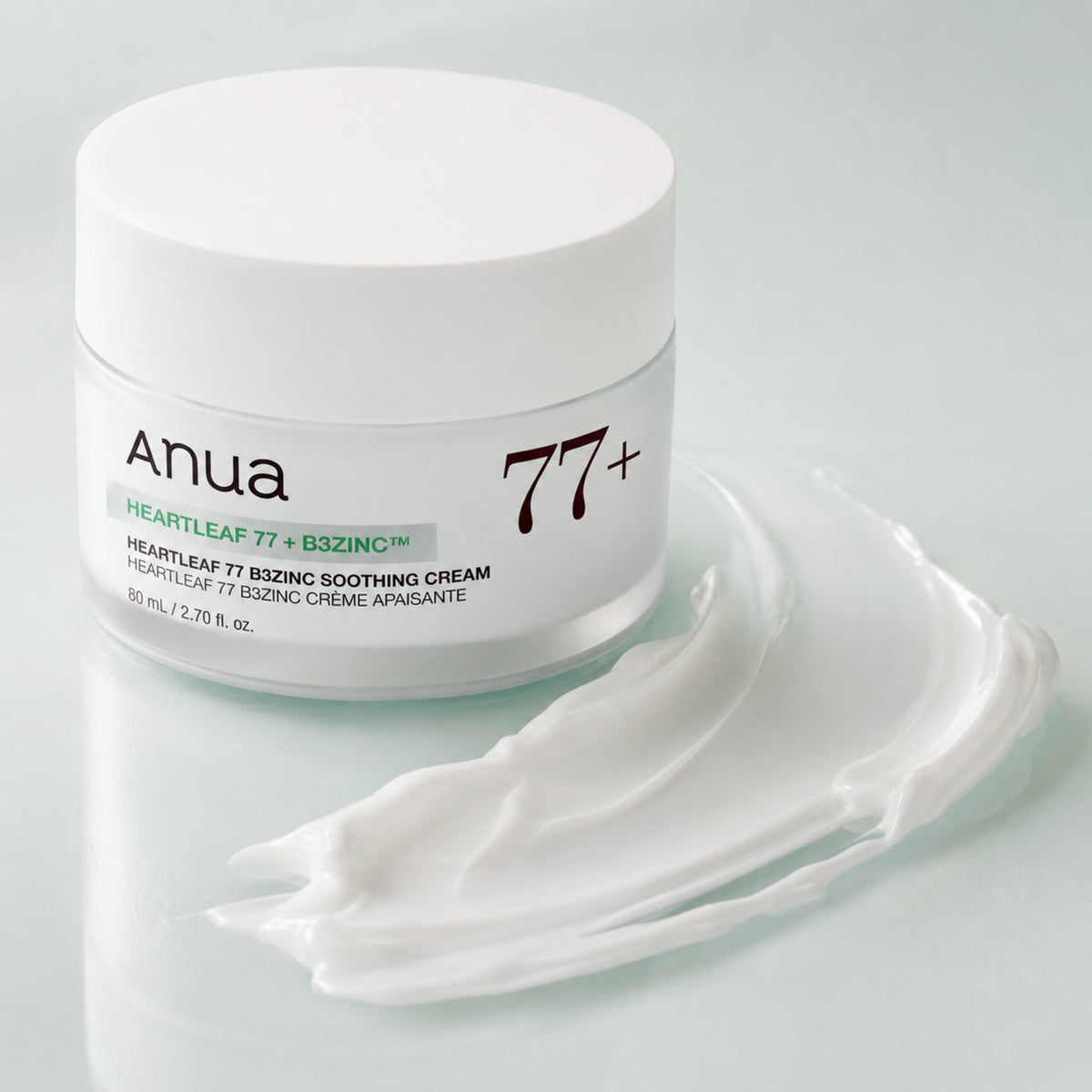 Anua — Crema calmante de Houttuynia cordata 77 y B3Zinc · 80 ml