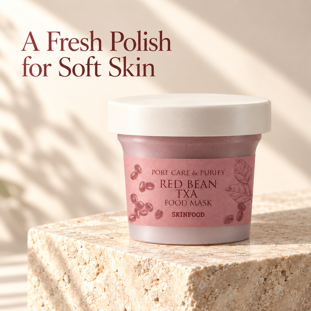 SKINFOOD — Mascarilla de judía roja y TXA · 120 g