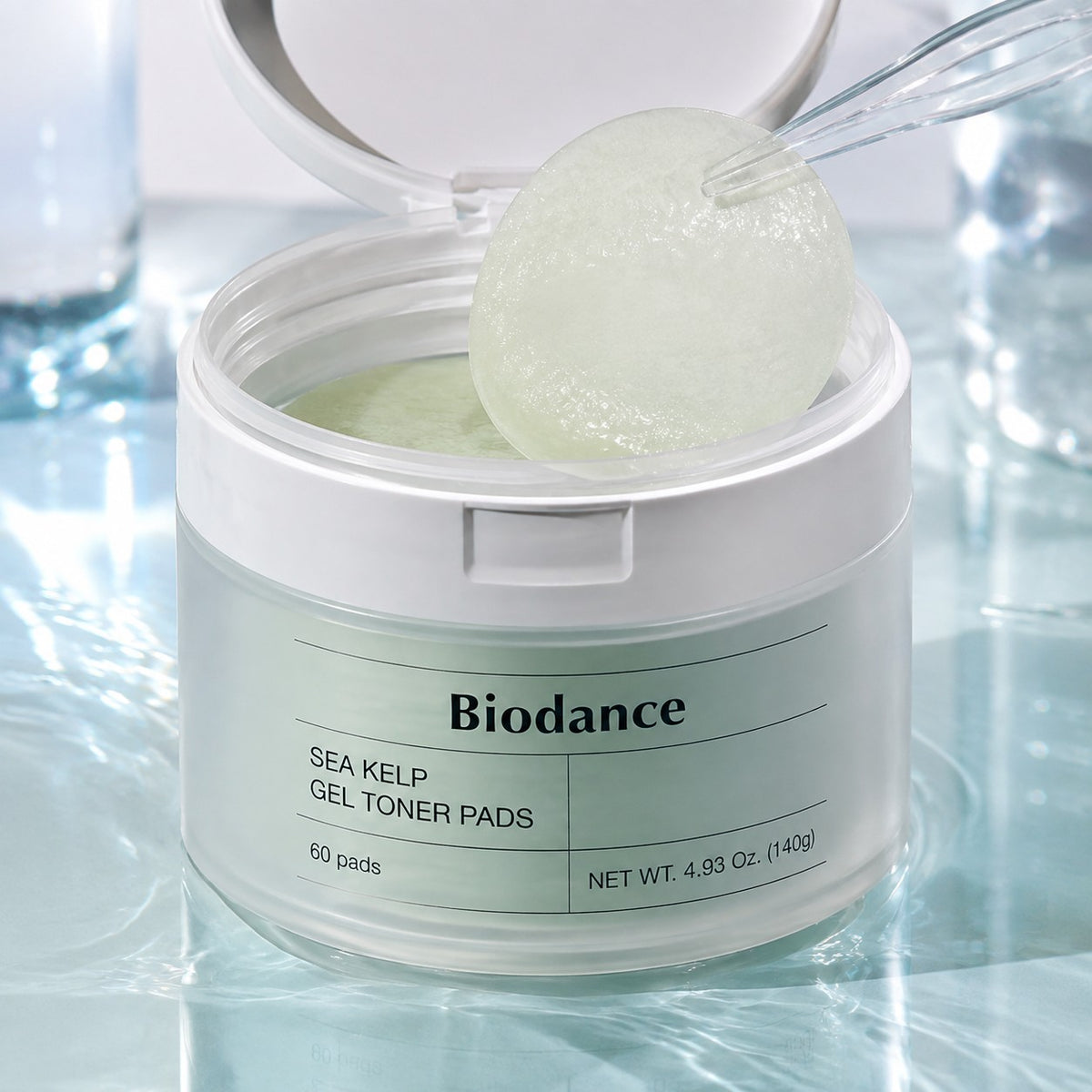 Biodance — Discos tónicos de gel con algas marinas · 60 discos