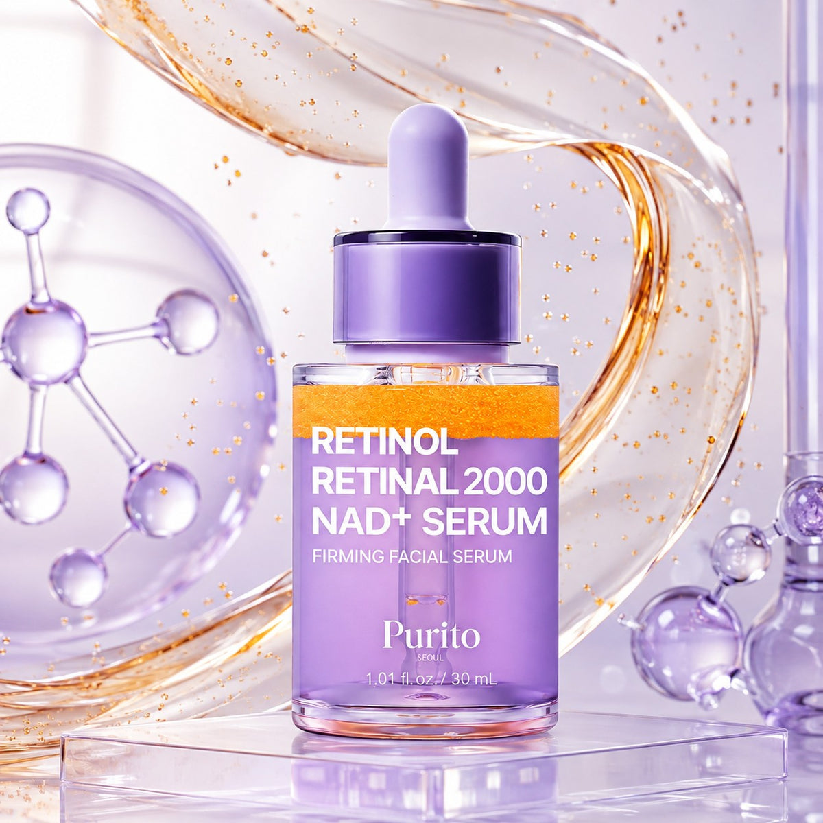 Purito SEOUL — Sérum de retinol, retinal 2000 y NAD+ · 30 ml