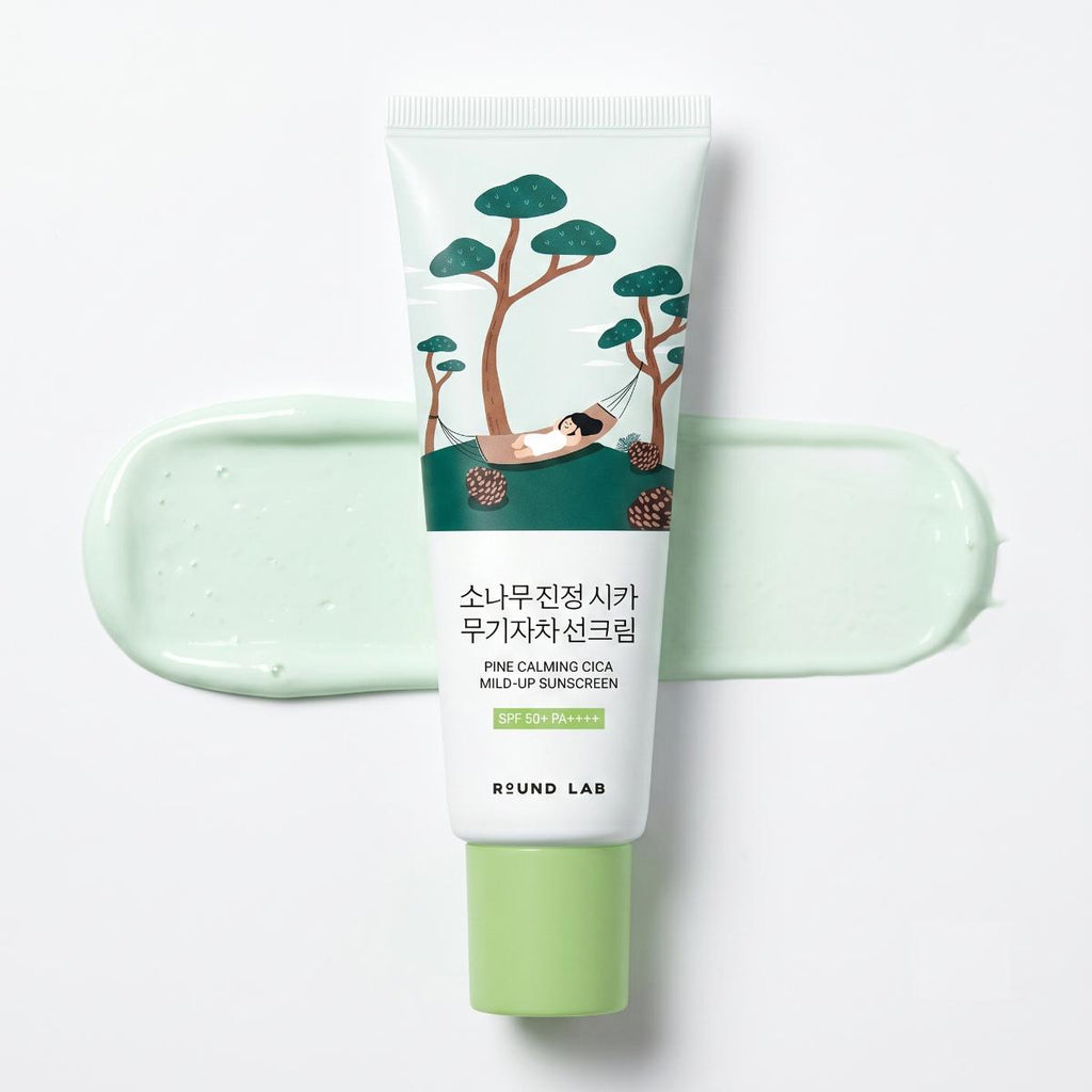 ROUND LAB — Protector solar suave y calmante con pino y centella · 40 ml