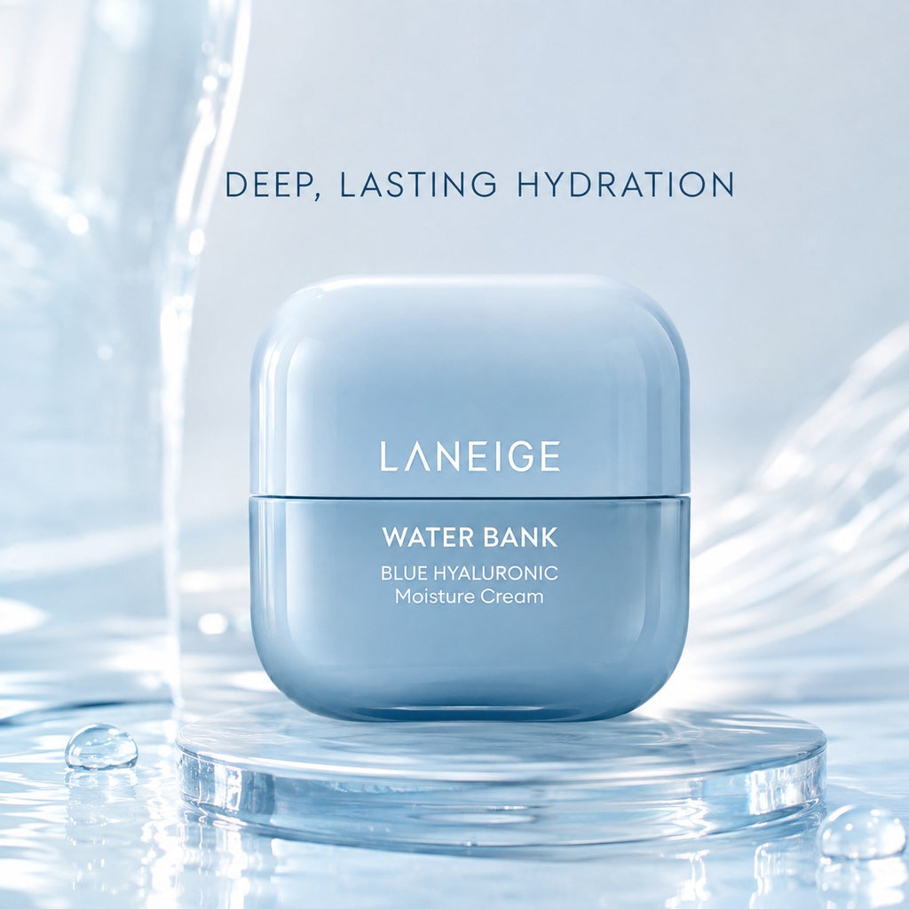LANEIGE — Nueva crema hidratante Water Bank con ácido hialurónico azul · 50 ml