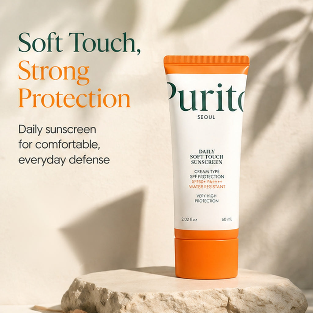 Purito SEOUL — Crema solar diaria de tacto suave SPF50+ PA++++ · 60 ml