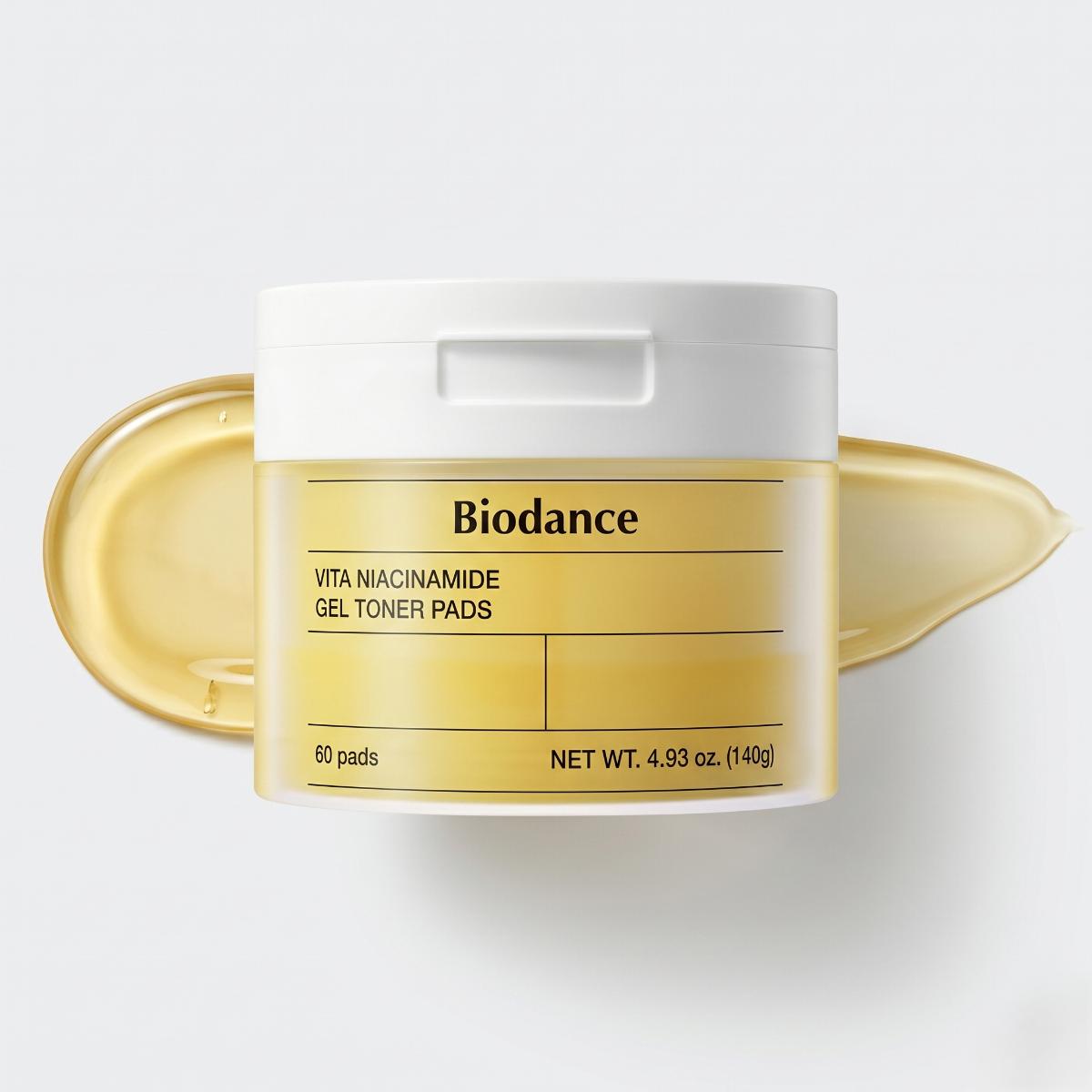 Biodance — Discos tónicos de gel con vitaminas y niacinamida · 60 discos