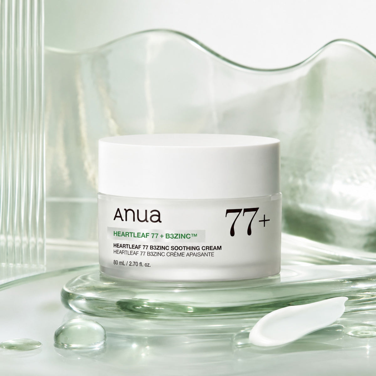 Anua — Crema calmante de Houttuynia cordata 77 y B3Zinc · 80 ml