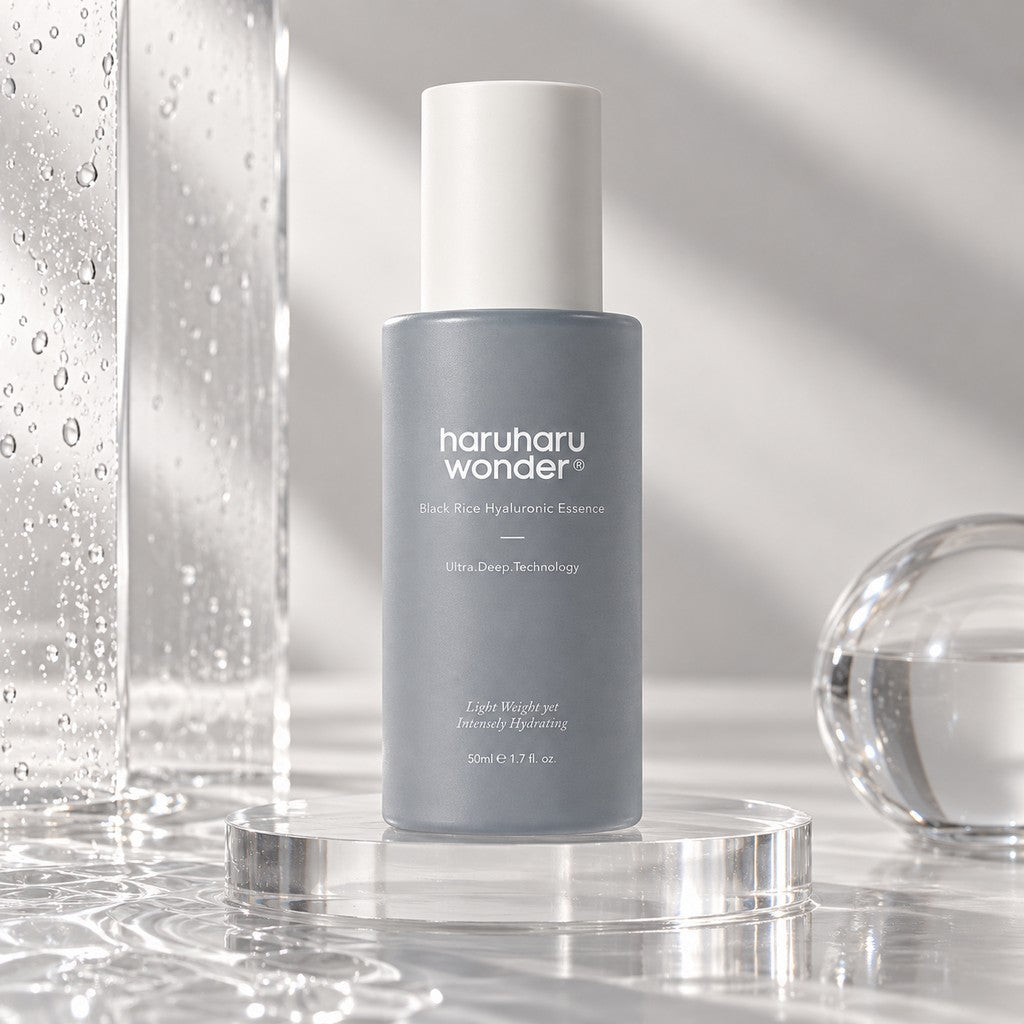 haruharu wonder — Esencia de arroz negro y ácido hialurónico · 50 ml