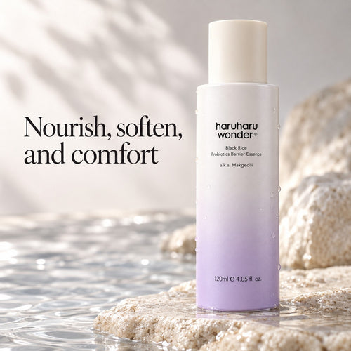 haruharu wonder — Esencia para la barrera cutánea con arroz negro y probióticos · 120 ml