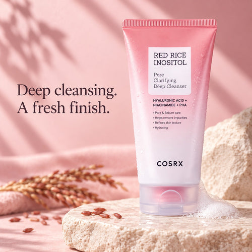 COSRX — Limpiador profundo para poros con arroz rojo e inositol · 150 ml