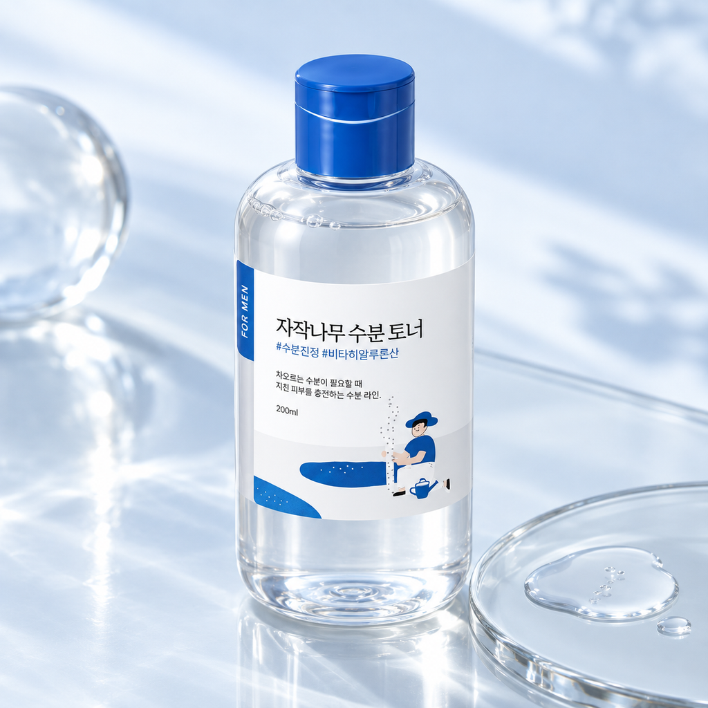 ROUND LAB — Tónico hidratante con savia de abedul para hombre · 200 ml