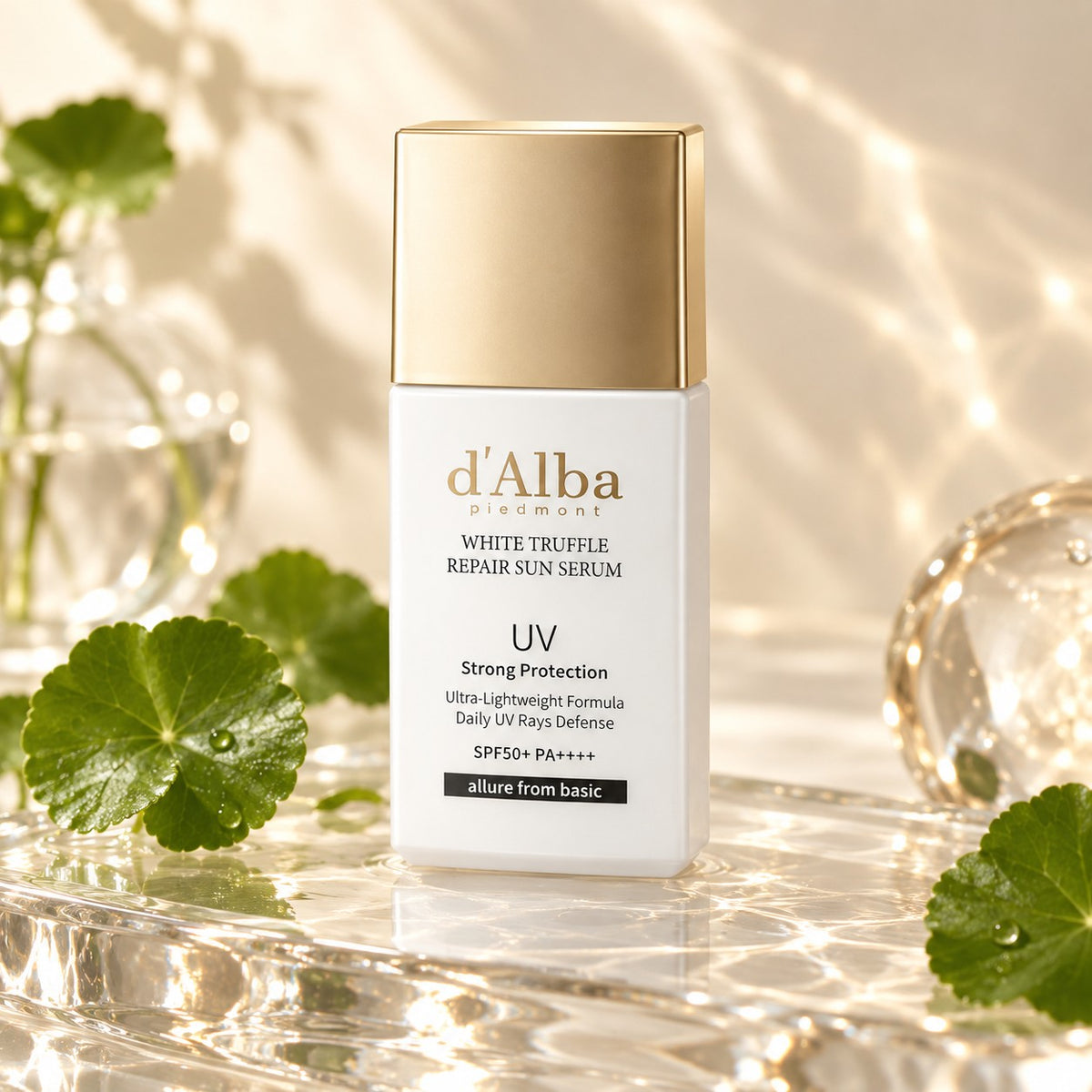 d'Alba — Sérum solar reparador con trufa blanca · 35 ml