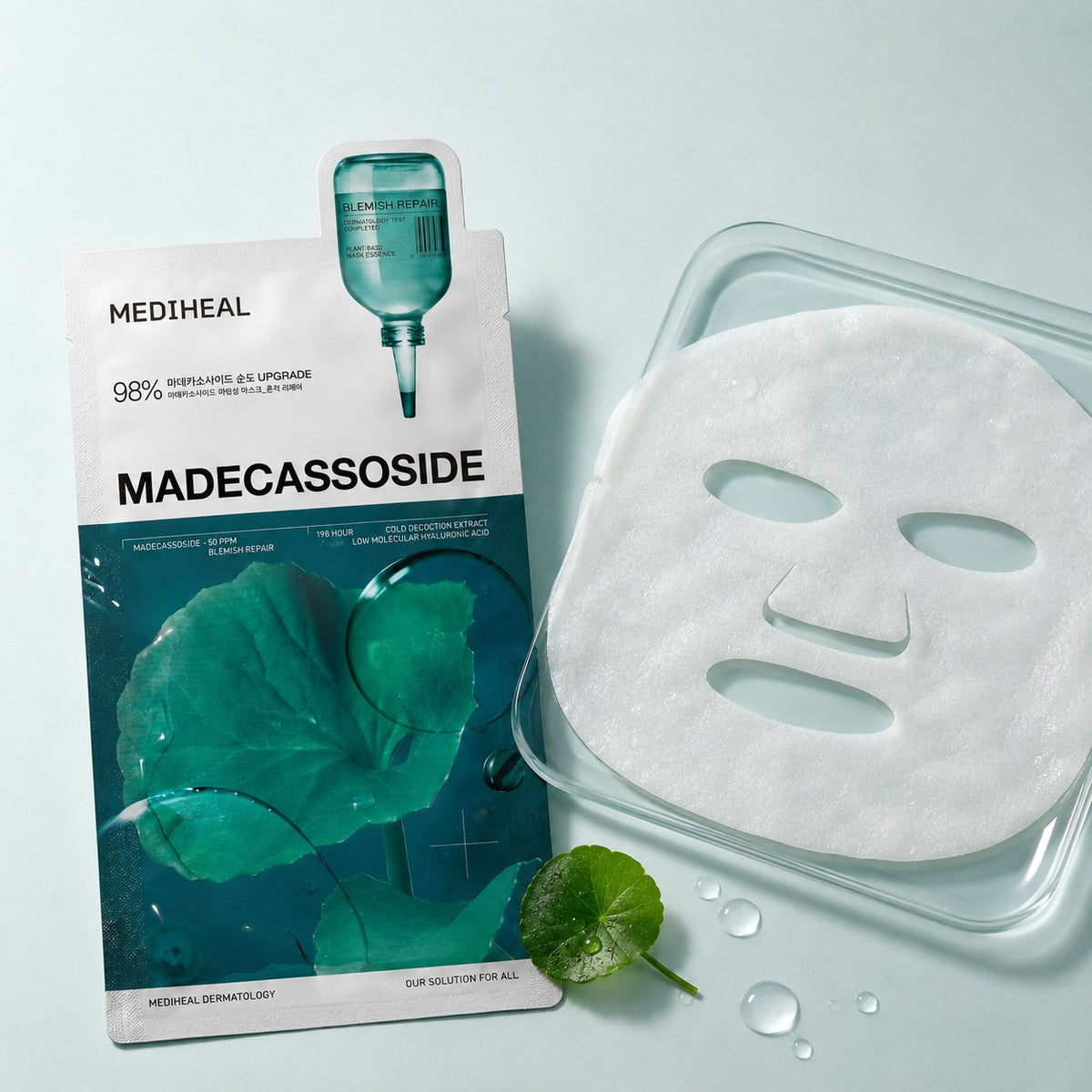 MEDIHEAL — Mascarilla esencial de madecasósido · 10 mascarillas
