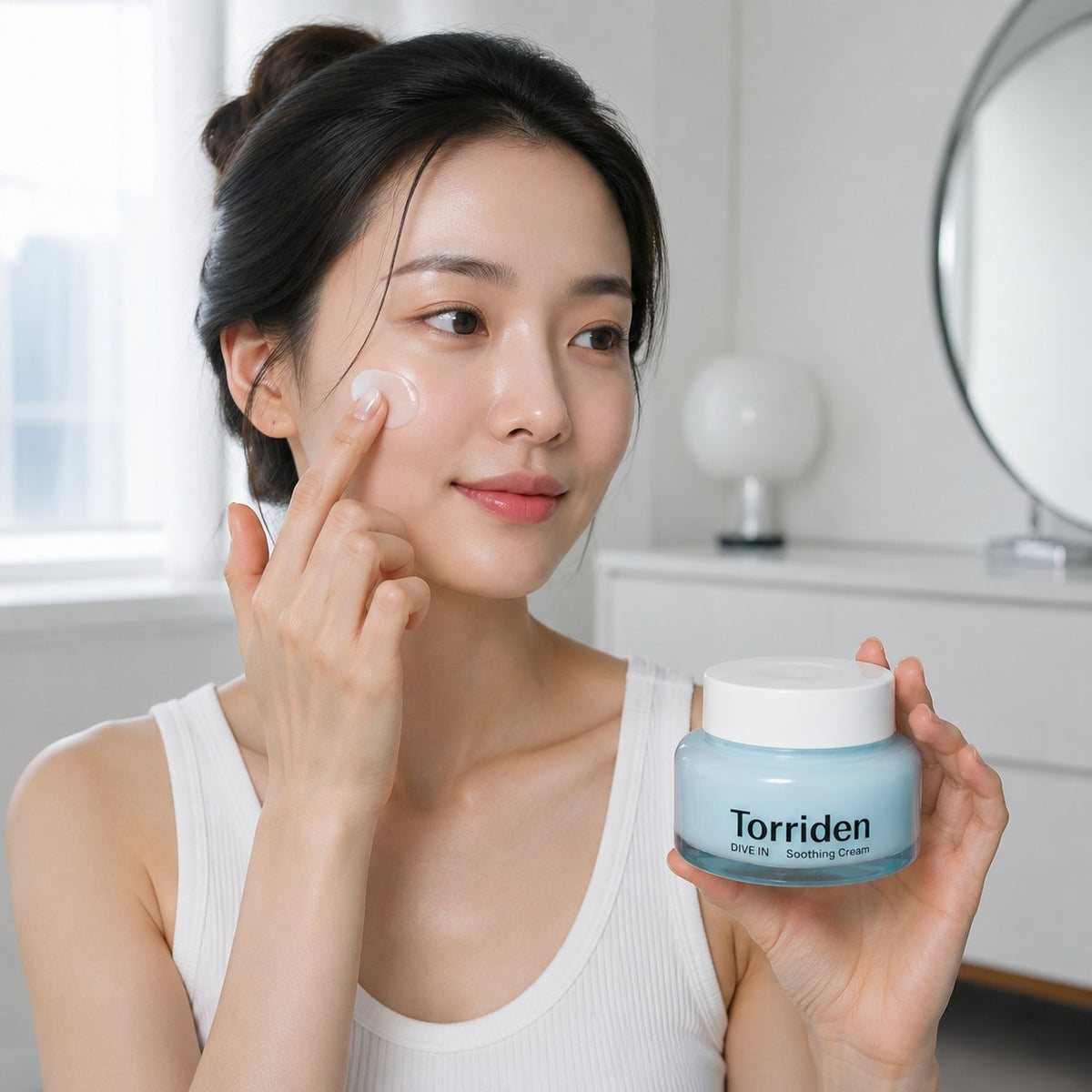 Torriden — Crema calmante DIVE IN con ácido hialurónico de bajo peso molecular · 100 ml
