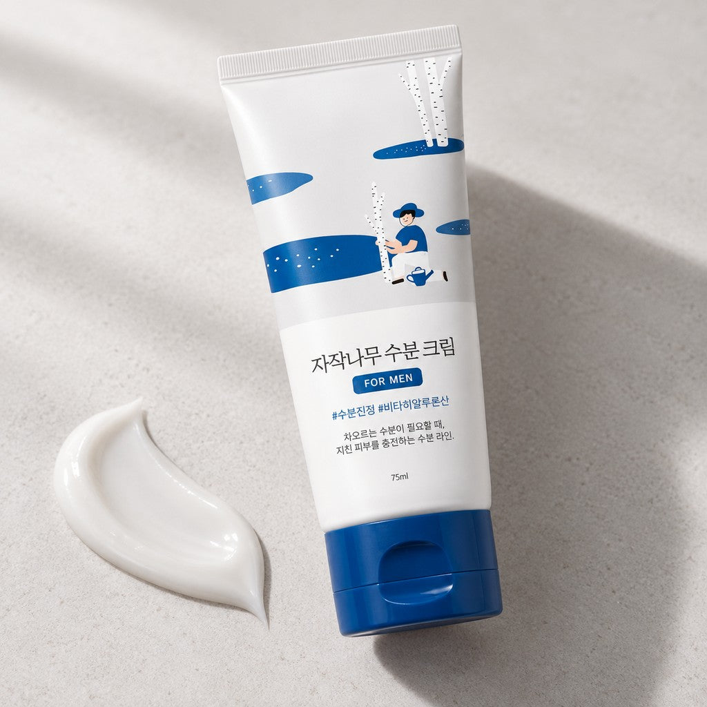 ROUND LAB — Crema hidratante con savia de abedul para hombre · 75 ml