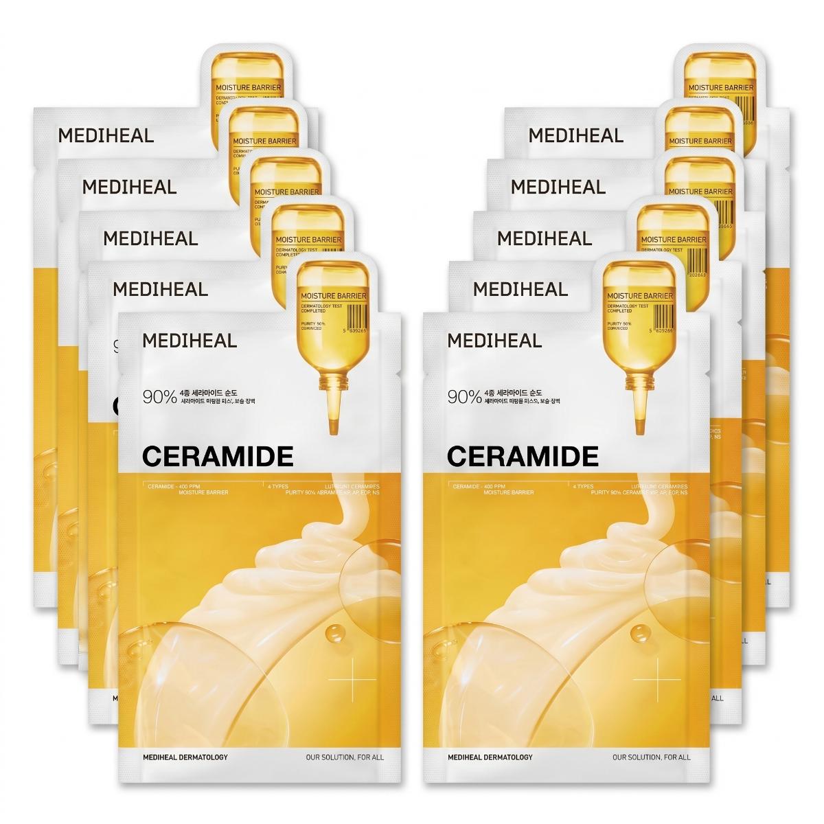 MEDIHEAL — Mascarilla esencial de ceramidas · 10 mascarillas